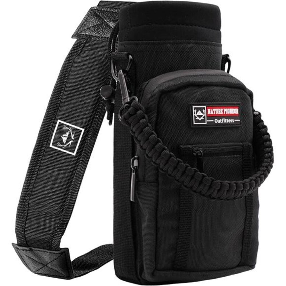 Water Bottle Holder with Strap 25 32 40 64oz Insulated Water Bottle CarrierSling